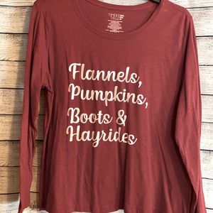 Fall long-sleeve T-shirt